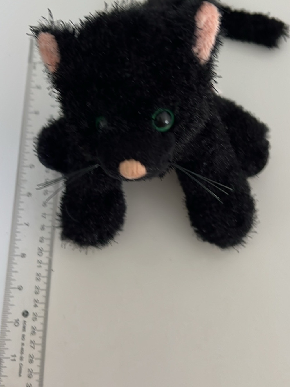 Vintage Ganz Black Cat Stuffed Animal HM135 Retired in great shape.